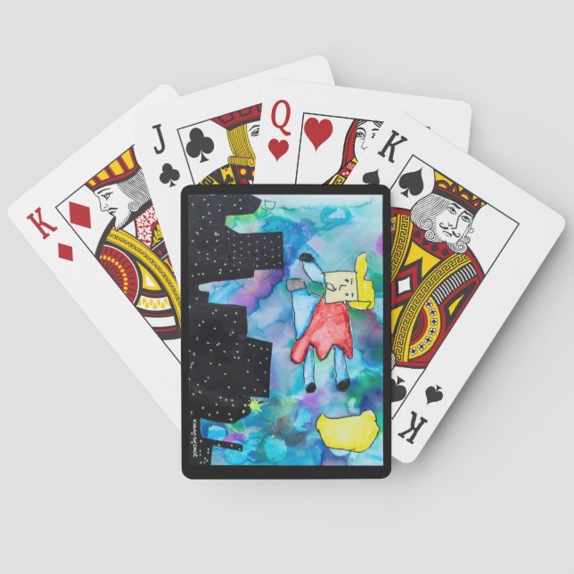 KidsArt for CHOC - Super Hero Poker Cards (Back)