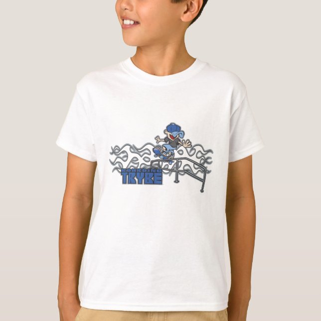 Kidslide Skateboarding Graphic T-Shirt (Front)