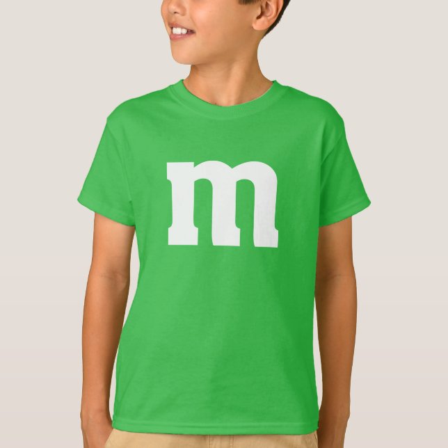 Kids's M and M Group Costume Halloween Disguise  T-Shirt (Front)