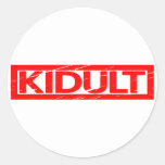 Kidult Stamp Classic Round Sticker