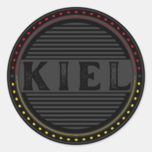 Kiel City Pride Emblem – German Identity Classic Round Sticker