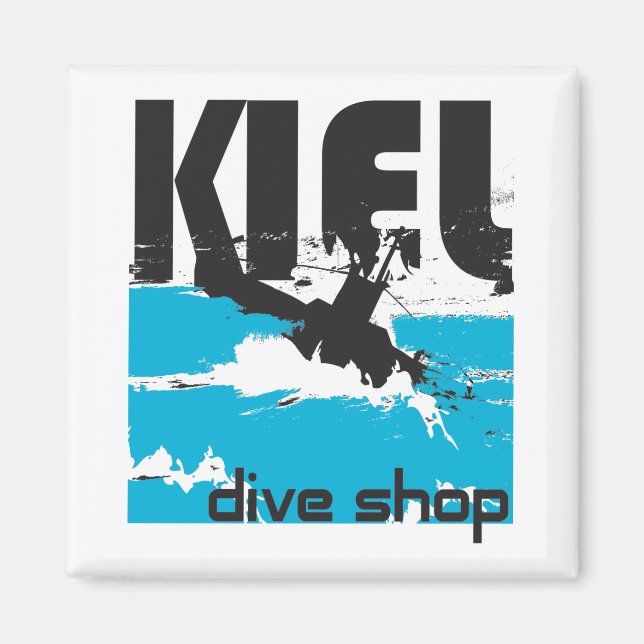 Kiel Dive Shop Magnet (Front)