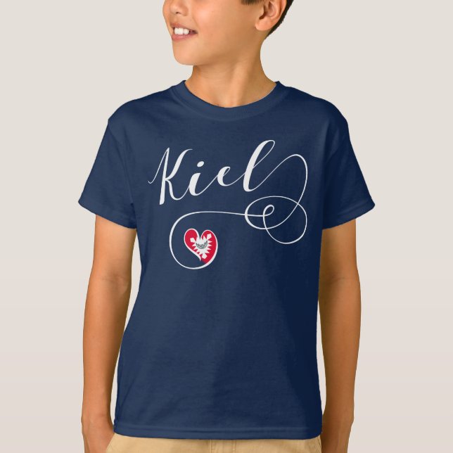 Kiel Heart, Germany T-Shirt (Front)