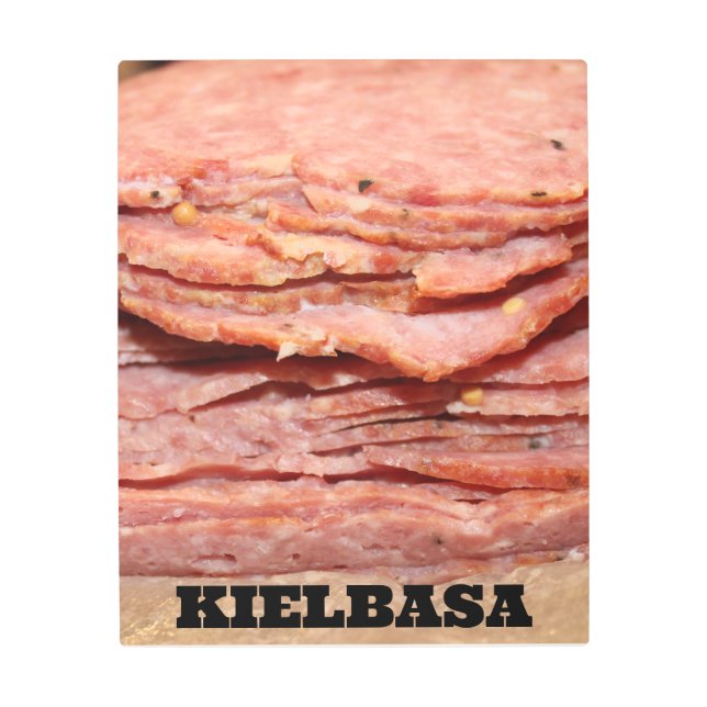 KIELBASA MEAT METAL PRINT (Front)