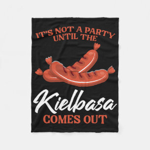 Kielbasa Poland Meat Sausage Food Lover Polish Men Fleece Blanket