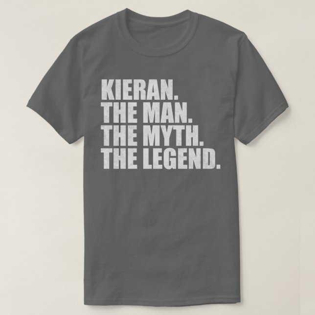 KieranKieran Name Kieran given name T-Shirt (Design Front)