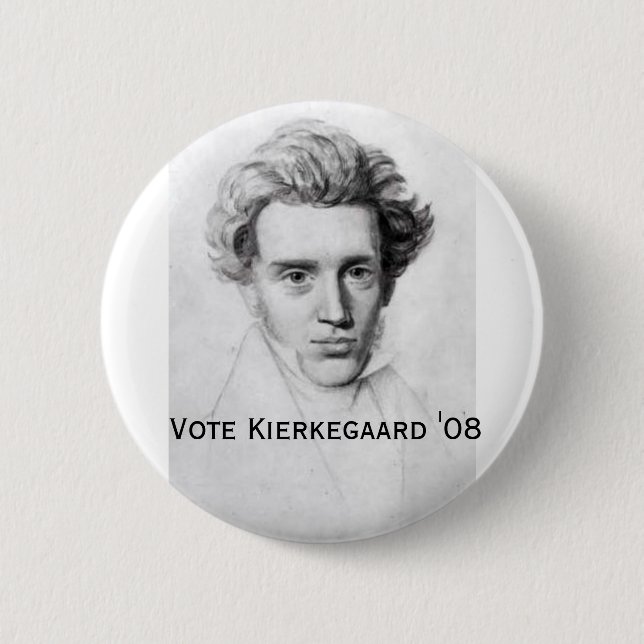Kierkegaard '08 button (Front)