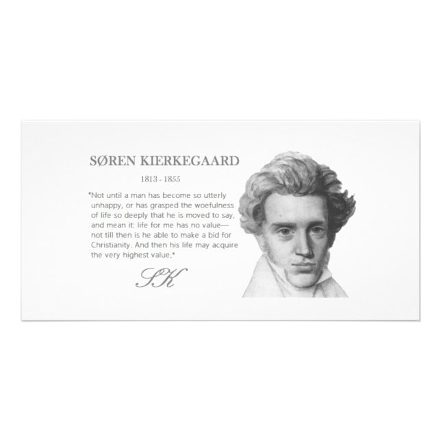 Kierkegaard—Life's Highest Value Card (Front)
