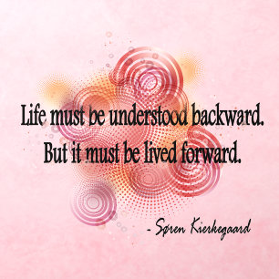 Kierkegaard quote wall decal