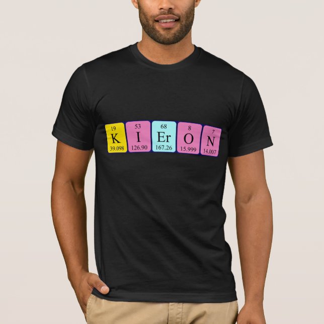 Kieron periodic table name shirt (Front)