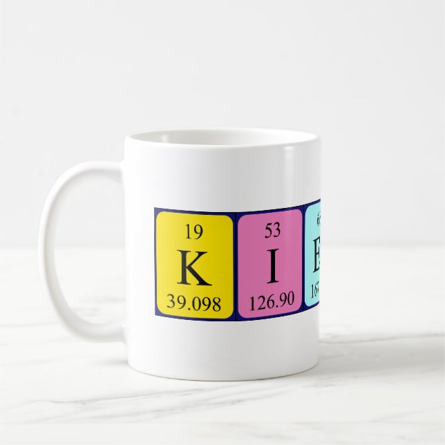 Kiersten periodic table name mug (Left)