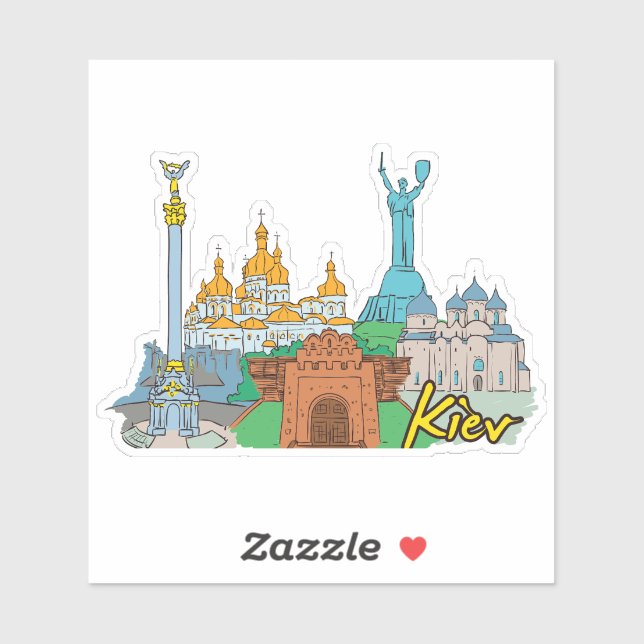 Kiev stickers (Sheet)