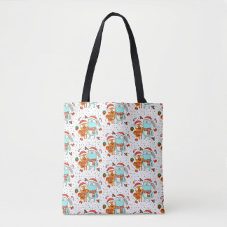 Kiff and Barry Holiday Tote Bag