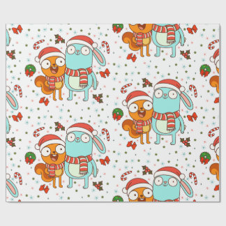 Kiff and Barry Holiday Wrapping Paper