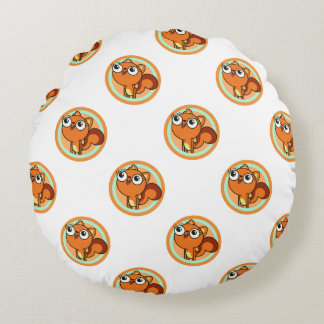 Kiff Chatterly Round Pillow