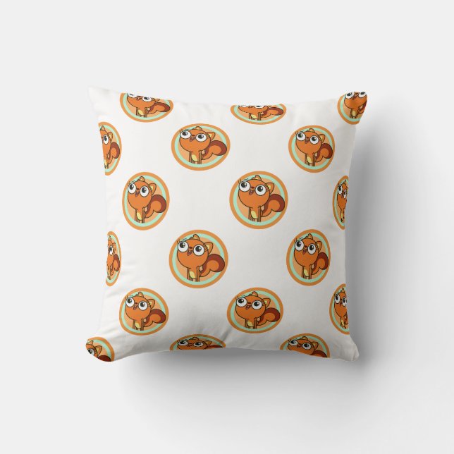 Kiff Chatterly Throw Pillow (Front)