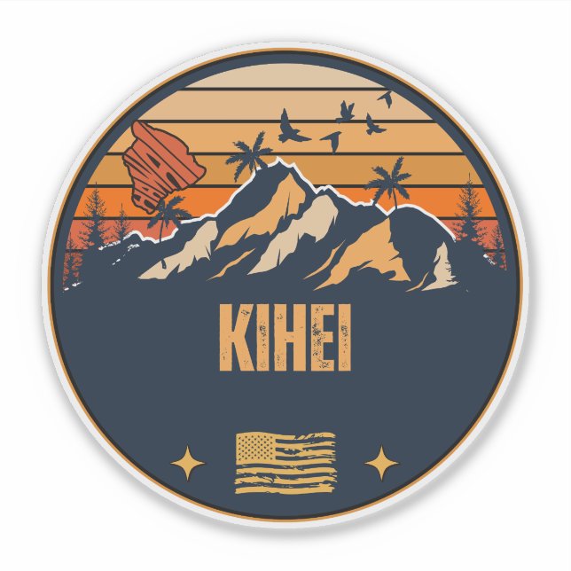 Kihei, Hawaii Sticker (Front)