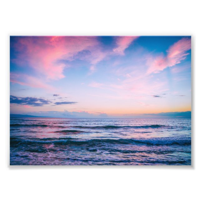 Kihei Sunset, Maui, Hawaii | Photo Print (Front)