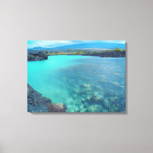 Kiholo Bay Hawaii captured scenic canvas print