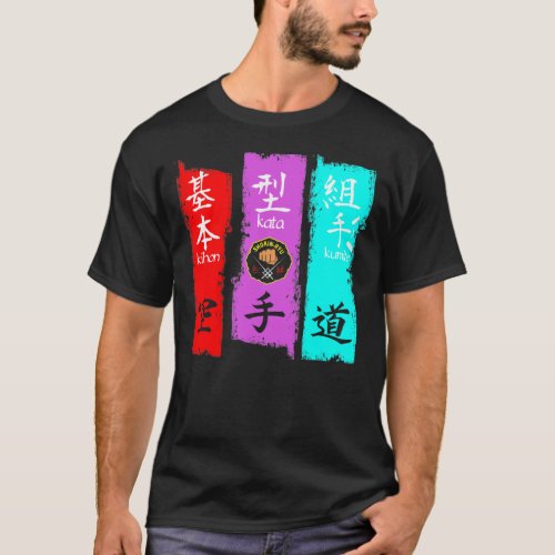 Kihon Kata Kumite _ Shorin Ryu Karate T_Shirt