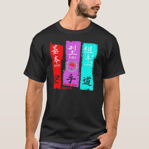 Kihon Kata Kumite _ Wado Ryu Karate T_Shirt