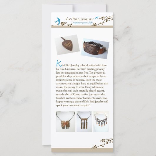 Kiki Bird Jewelry (Front)