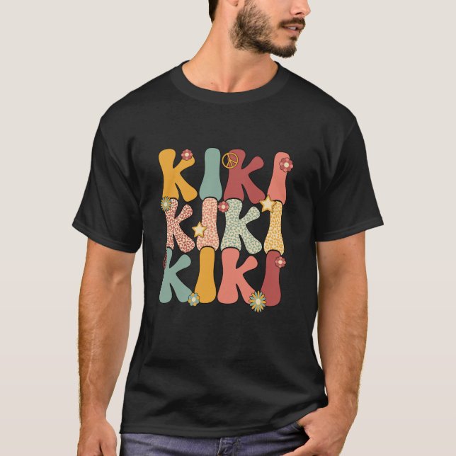 Kiki Grandma Groovy Kiki Grandmother T-Shirt (Front)