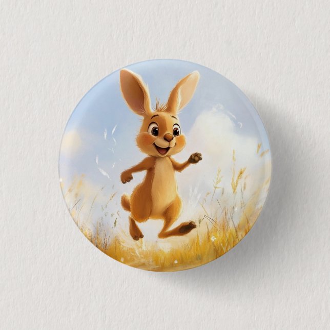Kiki the Bunny Button (Front)