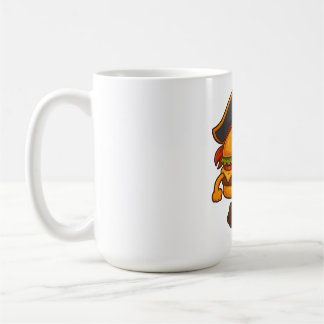 KikiBurger the Pirate – Cute Food Mascot by MiniSn Coffee Mug