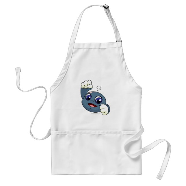 Kiko Blue Adult Apron (Front)