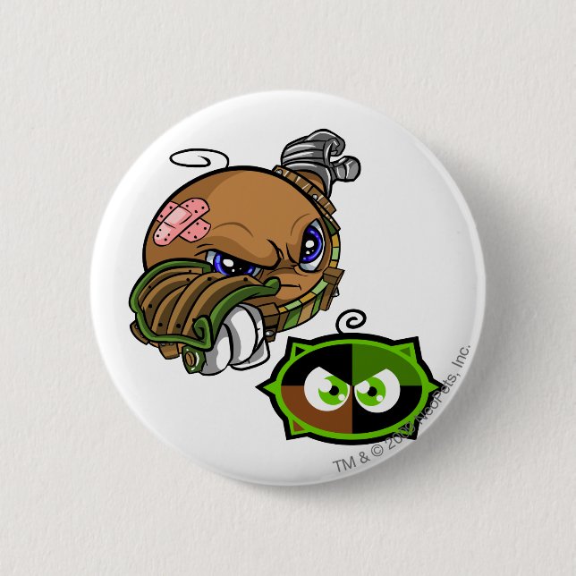 Kiko Lake Team Captain 1 Pinback Button (Front)