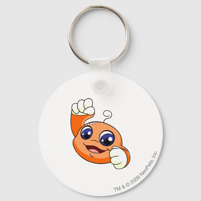 Kiko Orange Keychain (Front)