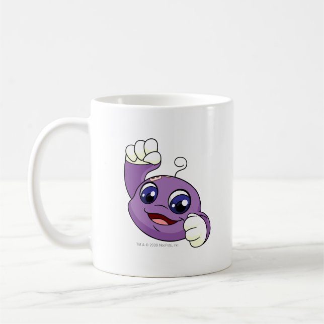 Kiko Purple Coffee Mug (Left)