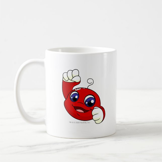 Kiko Red Coffee Mug (Left)