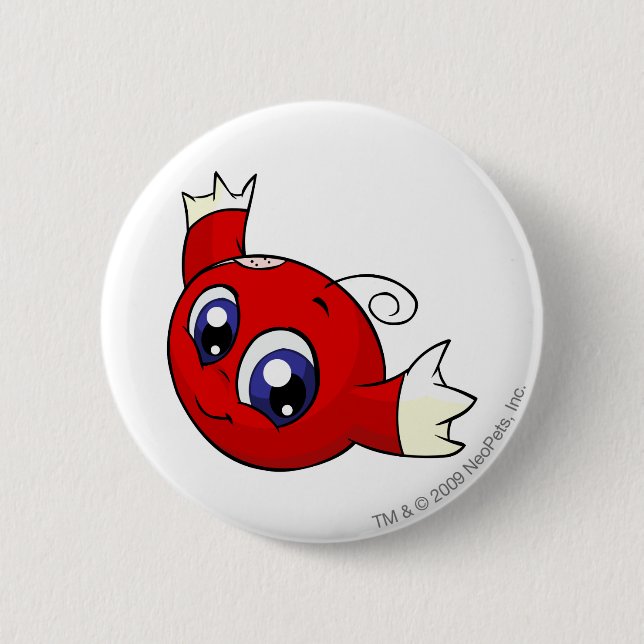 Kiko Red Pinback Button (Front)