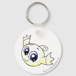 Kiko White Keychain