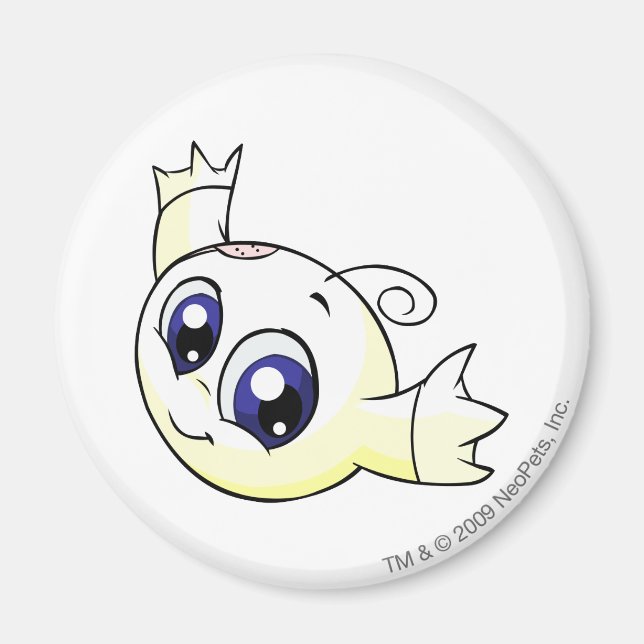 Kiko White Magnet (Front)