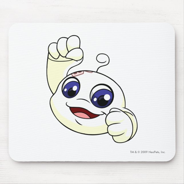 Kiko White Mouse Pad (Front)
