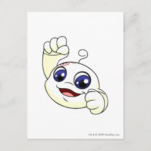 Kiko White Postcard