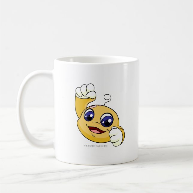 Kiko Yellow Coffee Mug (Left)