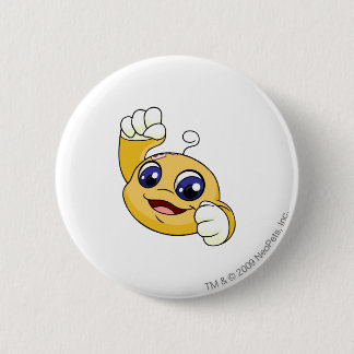 Kiko Yellow Pinback Button