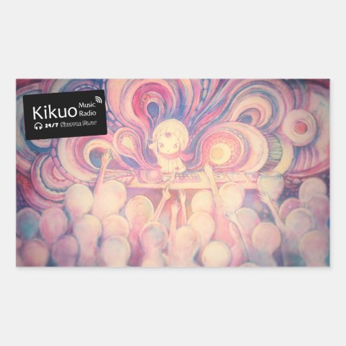 Kikuo Music Radio  Hoshi_kun DJ Sticker