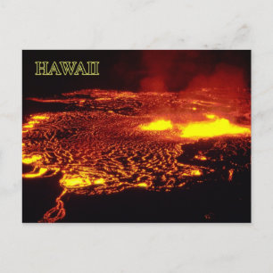 Kilauea Eruption, Hawaii Volcanoes National Park Postcard