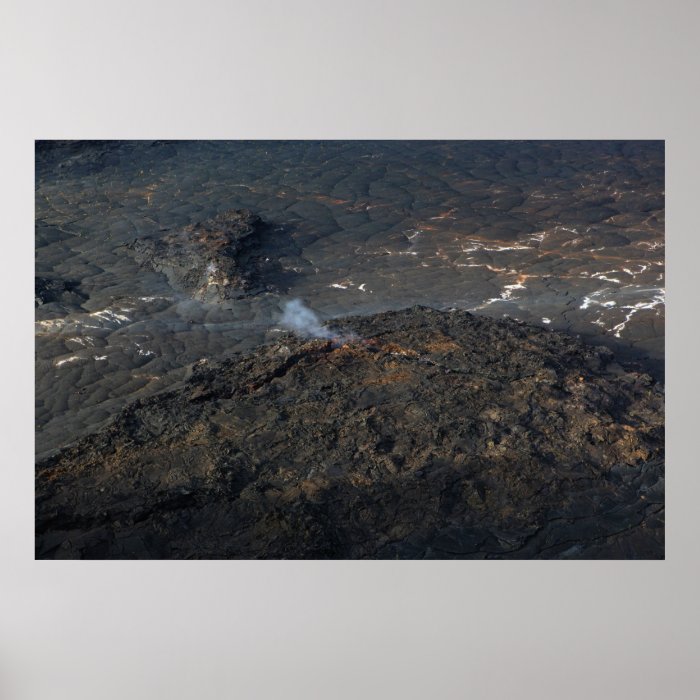 kilauea iki crater big island volcano poster 