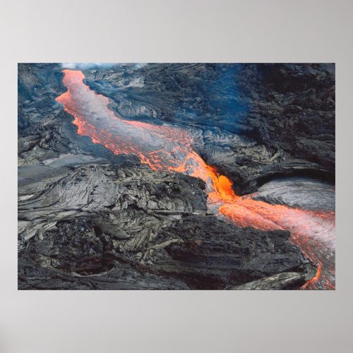 Kilauea Lava Flow Poster