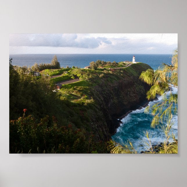 Kilauea Lighthouse, Kauai, Hawaii Poster Print (Front)