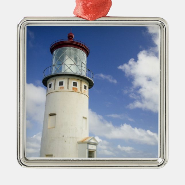 Kilauea Lighthouse Metal Ornament (Front)