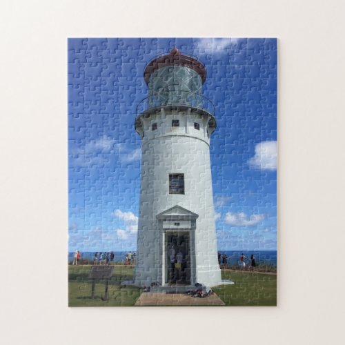 Kilauea Lighthouse on Kauai Hawaii Jigsaw Puzzle