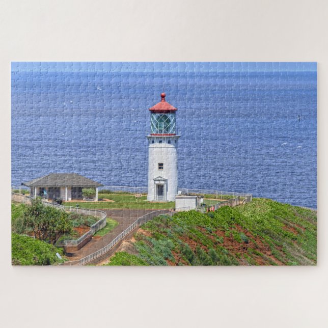 Kilauea Lighthouse on Kauai Jigsaw Puzzle (Horizontal)