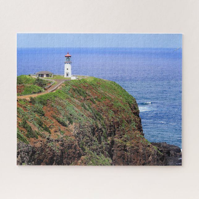 Kilauea Lighthouse on Kauai Jigsaw Puzzle (Horizontal)